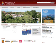 Tablet Screenshot of castillazuelo.es